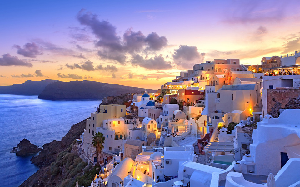 Santorini caldera and whitewashed villages, a venue for corporate events and incentives